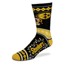 Pittsburgh Steelers Sweater Stripe Men's Holiday Socks