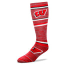 Wisconsin Badgers Going to the Game Socks