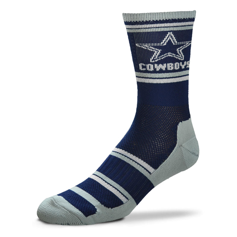 Dallas Cowboys Performer II Crew Socks, Large (10-13)