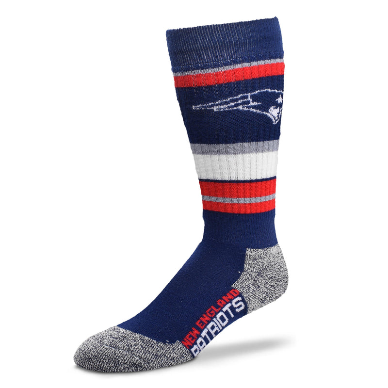 New England Patriots Wild Stripes Socks