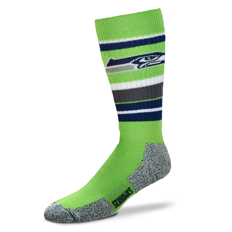 Seattle Seahawks Wild Stripes Socks