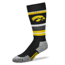 Iowa Hawkeyes Wild Stripes Adult Socks