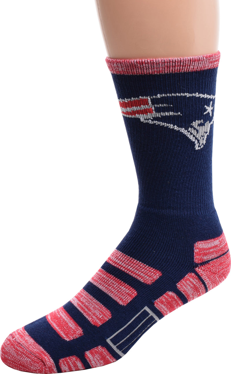 For Bare Feet New England Patriots Patches Socks