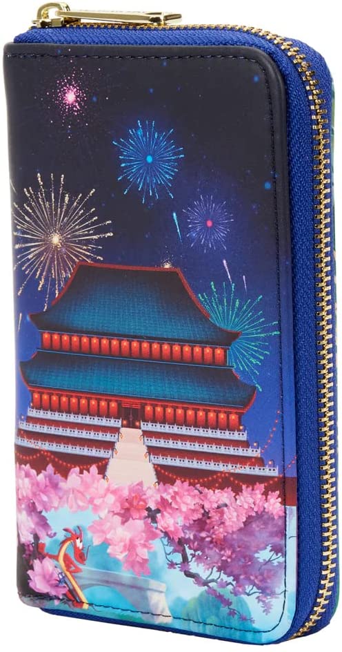 Mulan Castle Zip Around Wallet