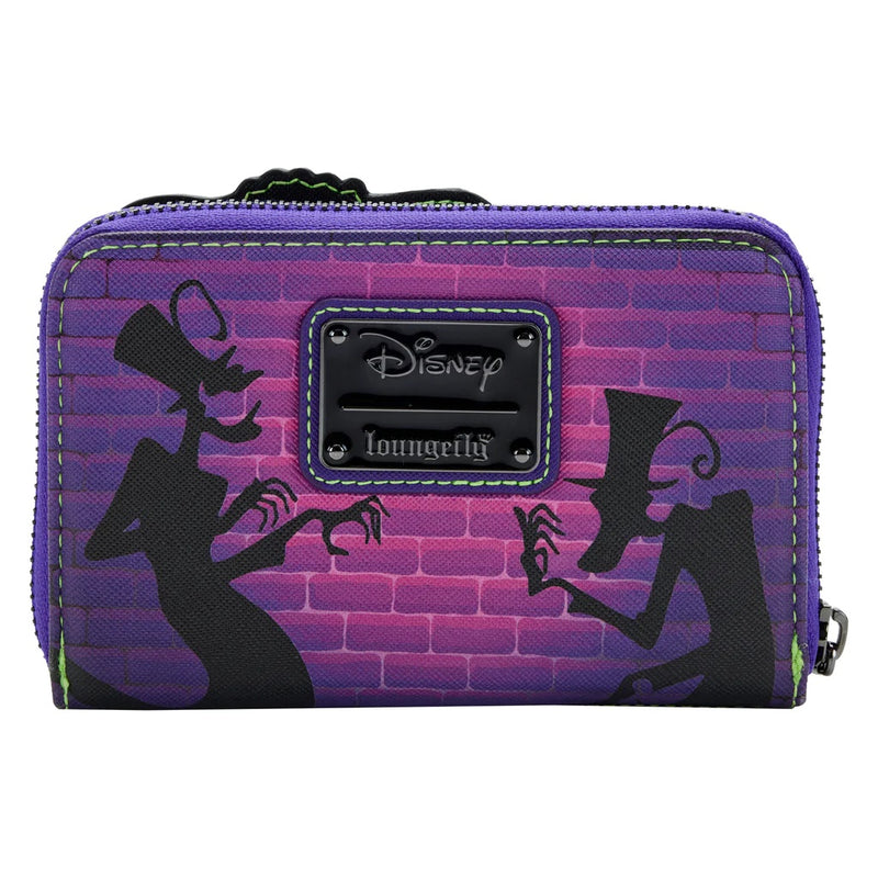 Disney The Princess and the Frog Dr. Facilier Glow in the Dark Zip Around Wallet