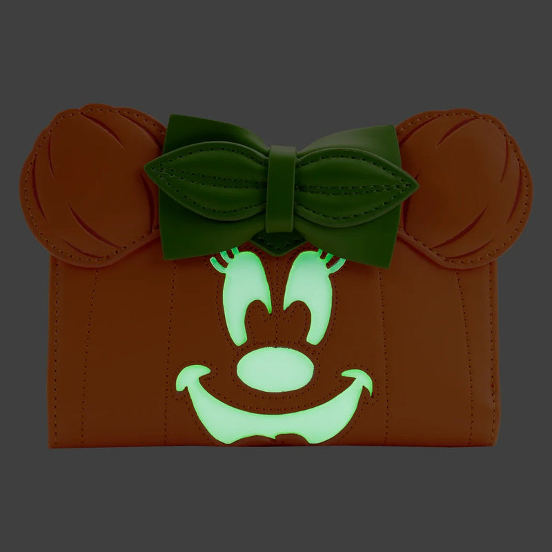 Minnie Mouse Glow in the Dark Pumpkin Flap Wallet