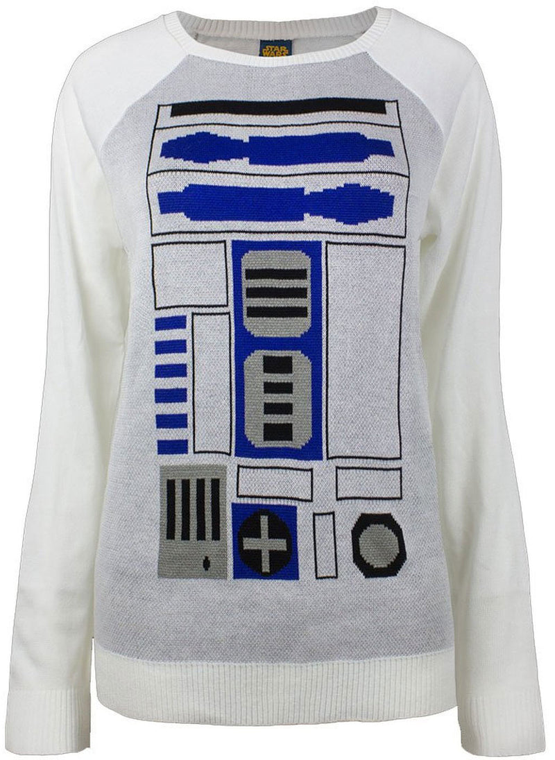 Star Wars R2D2 Women's White Sweater