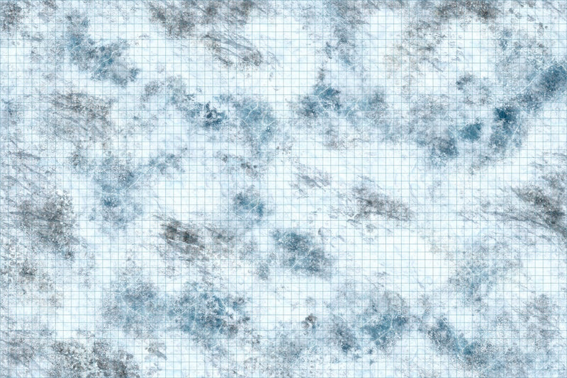 Dungeons & Dragons Icons of the Realms: Tundra Battle Mat