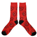 Marvel Deadpool El Guero Taqueria 3 Pair Box Set Socks
