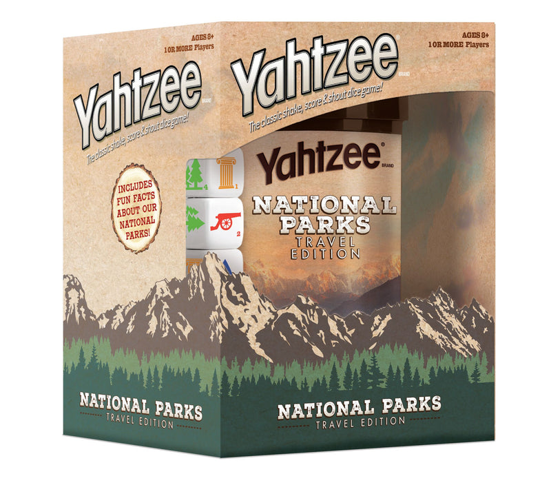 YAHTZEE National Parks Travel Edition | Classic Yahtzee Dice Game
