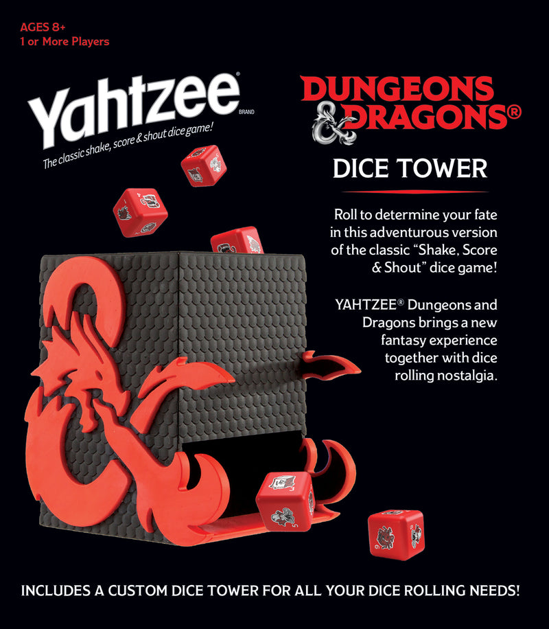 YAHTZEE: Dungeons & Dragons: | Collectible Dice Tower