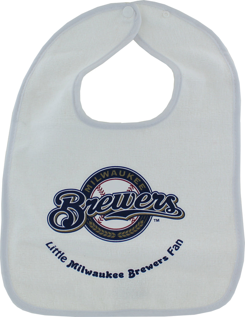 Milwaukee Brewers Little Milwaukee Brewers Fan Bib - 3 Pack