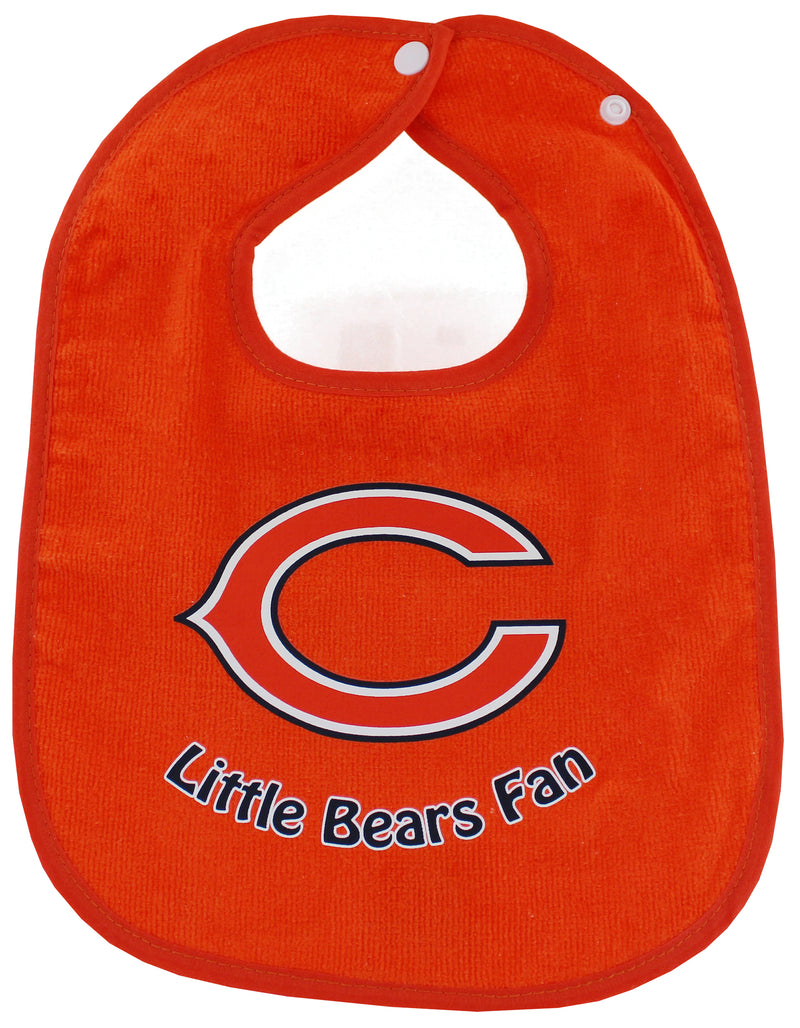 Chicago Bears 3 Pack Snap Bib Set