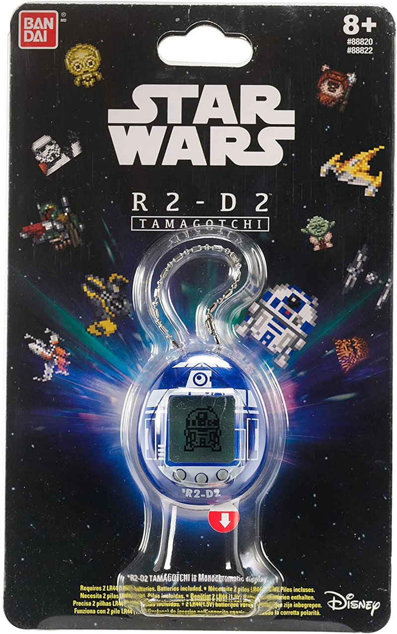 Star Wars Tamagotchi R2-D2 Digital Pet, Hologram Blue