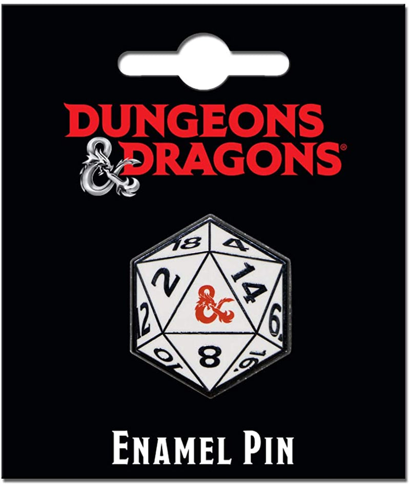Dungeons & Dragons D20 Enamel Pin