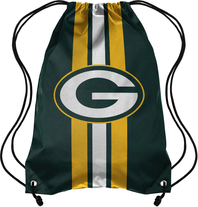 Green Bay Packers Team Stripe Drawstring Bag