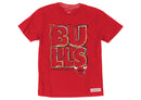 Chicago Bulls Men's Mitchell & Ness Scribble Red T-Shirt