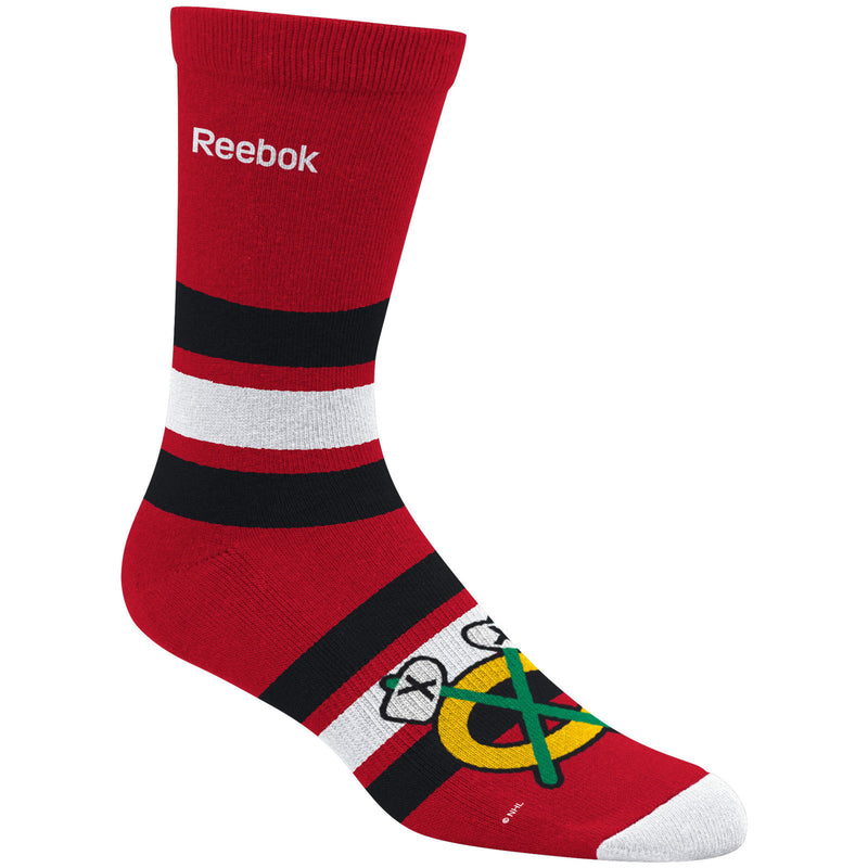 Chicago Blackhawks Men's Red Crew Socks
