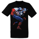 Captain America Cap'n Action Men's T-Shirt, Small