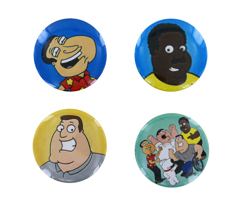 Family Guy 4 Button Set The Guys