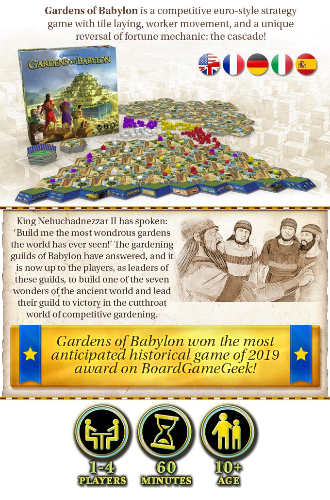 Gardens of Babylon Game - Kickstarter Exclusive Deluxe Edition!