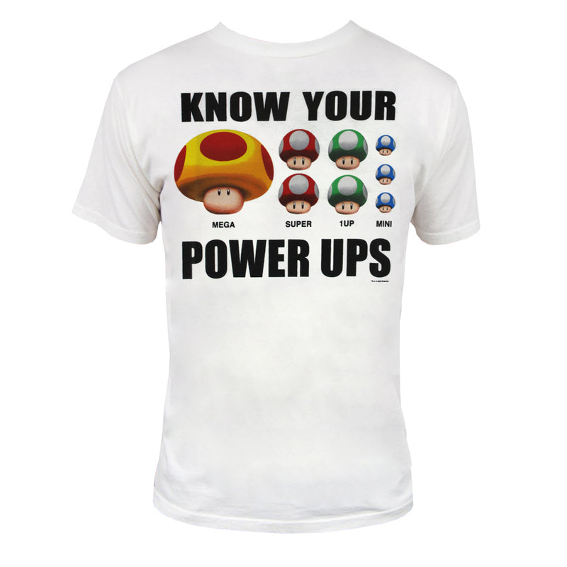 Mushrooms Know Your Power Ups T-Shirt