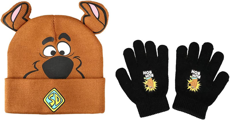 Scooby Doo Youth Beanie & Gloves Combo