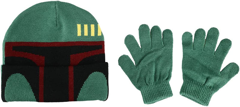 Star Wars Boba Fett Youth Beanie & Gloves Combo
