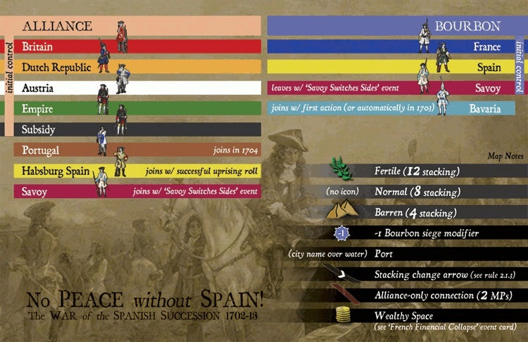 No Peace Without Spain Deluxe Edition Board Game