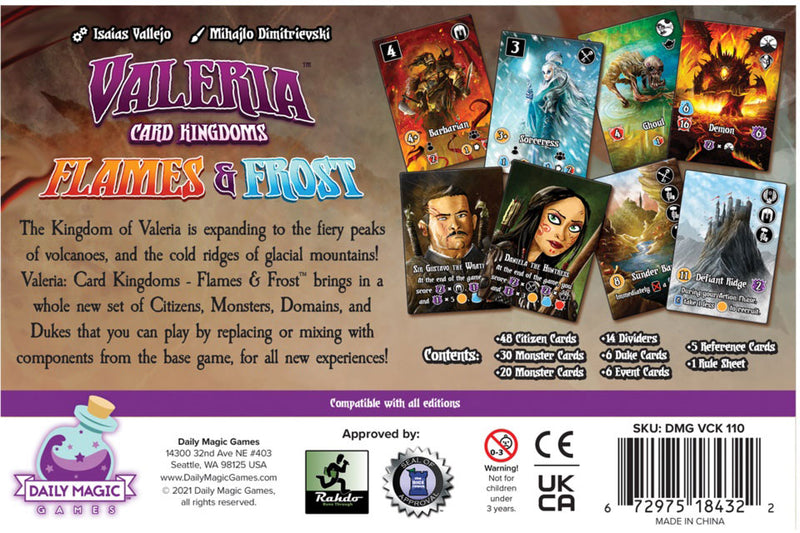 Valeria Card Kingdoms: Flames & Frost Expansion