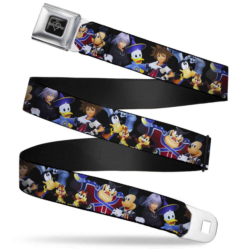 Kingdom Hearts 8-Character Group Pose Seatbelt Belt