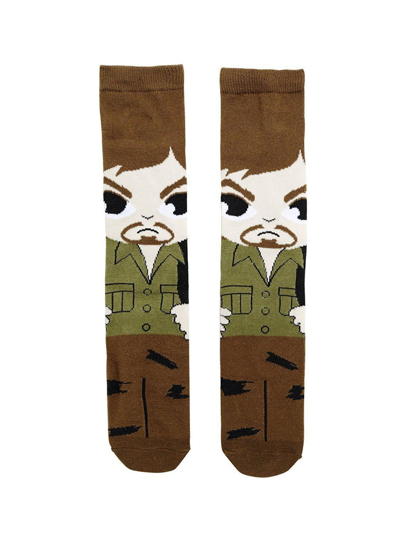 The Walking Dead Daryl Dixon Chibi Unisex Crew Socks, One Size