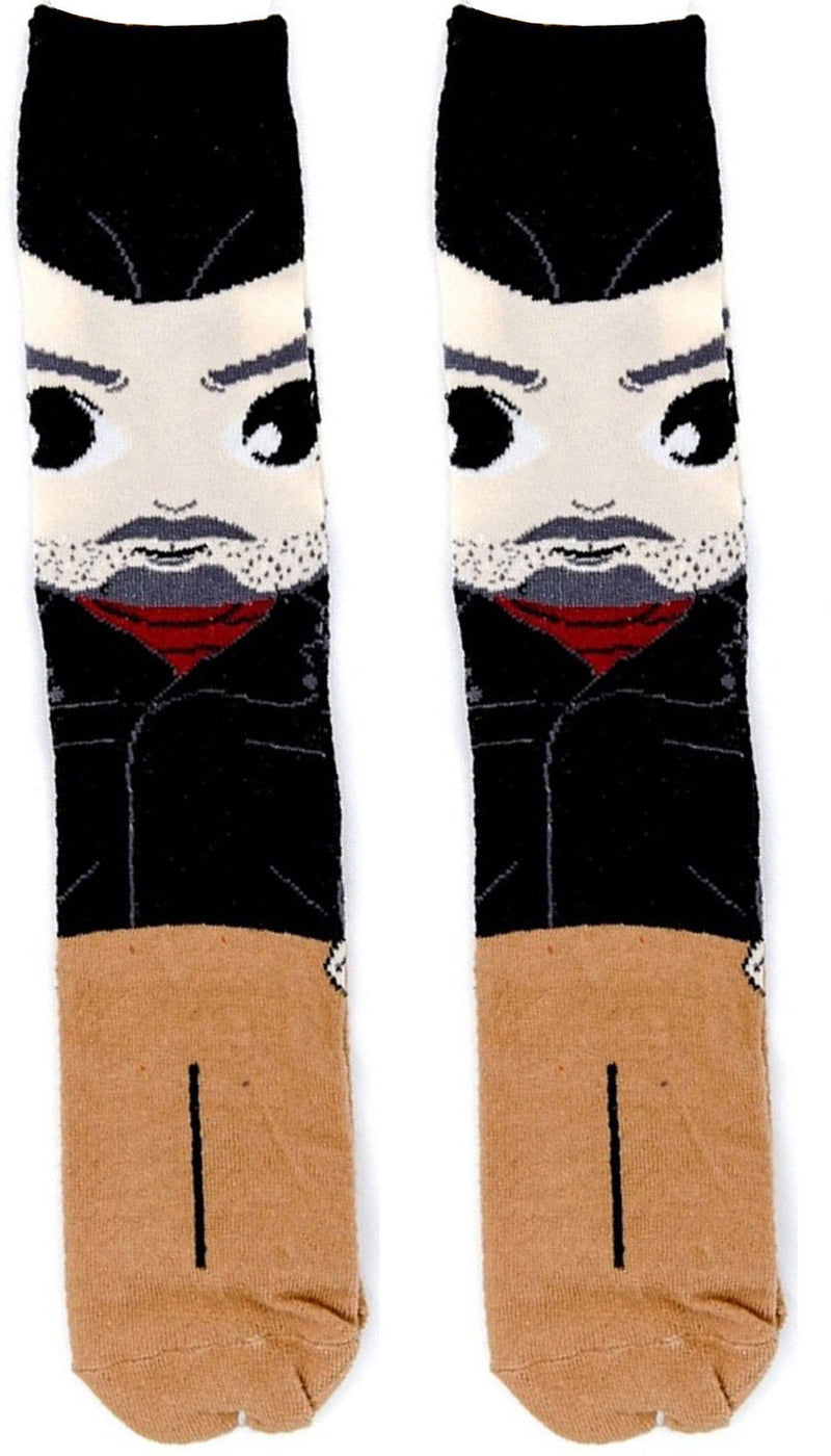 The Walking Dead-Chibi-Unisex Crew Sock-1 Pair-One Size Fits Most-Negan