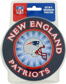 New England Patriots Team Licensed Coaster Set