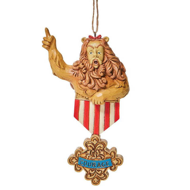 Wizard of Oz Cowardly Lion Courage Ornament