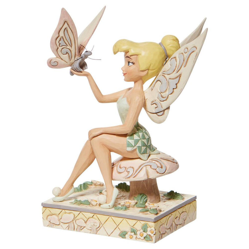 Disney Traditions Tinker Bell White Woodland Passionate Pixie Figurine