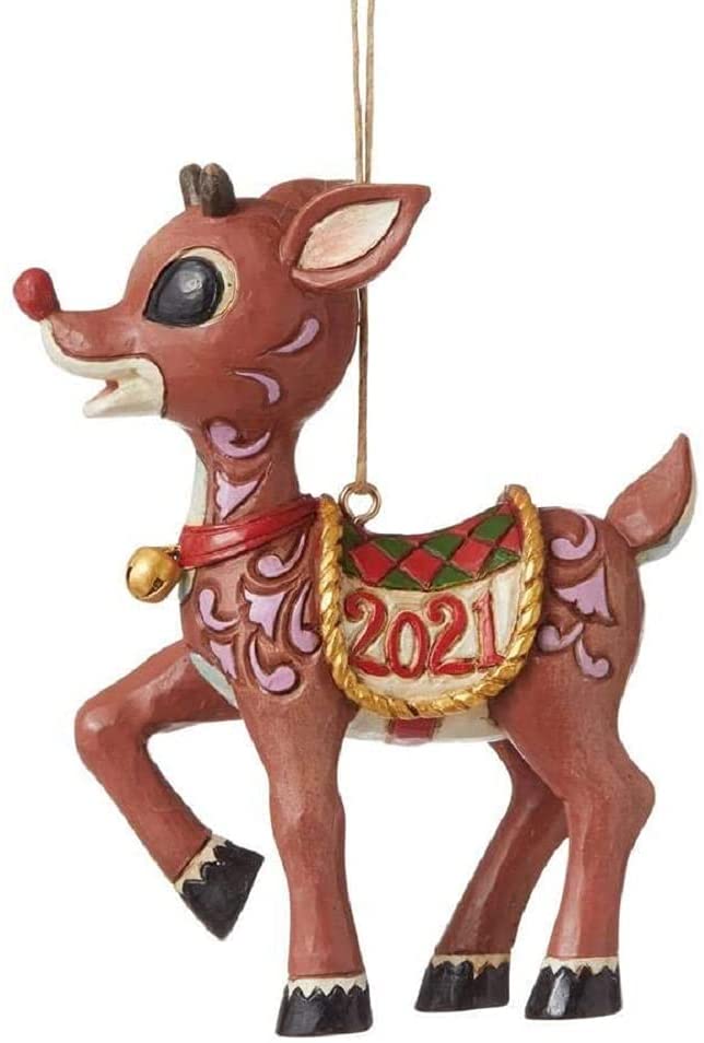Rudolph the Red-Nosed Reindeer Dated 2021 Ornament