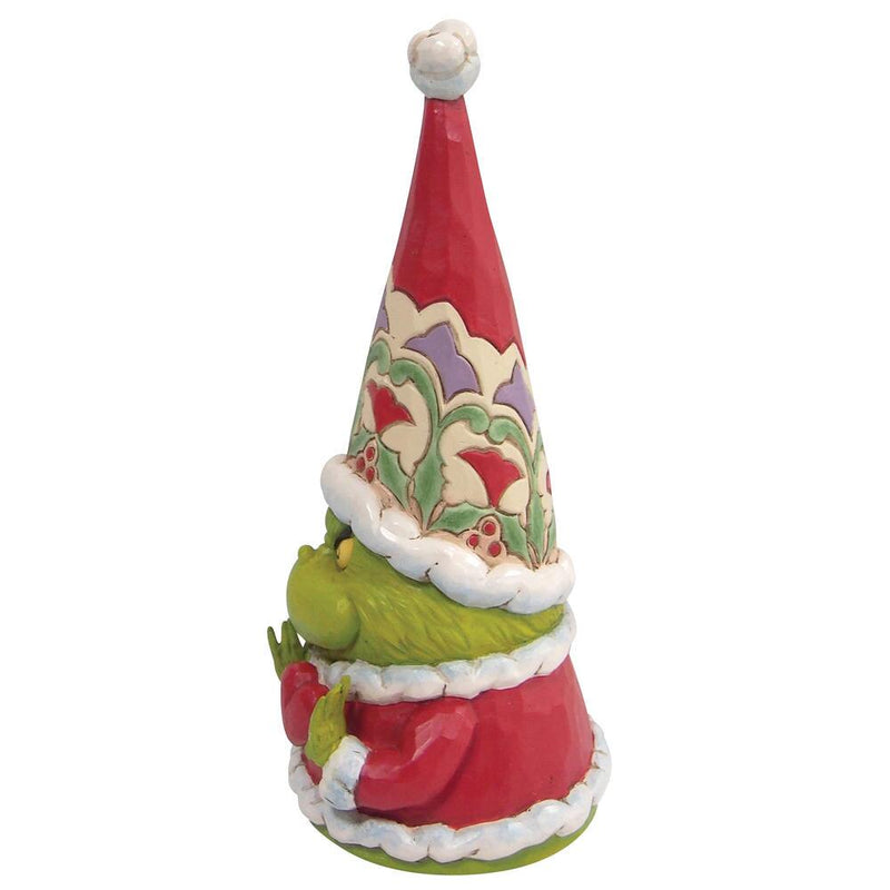 Dr. Seuss The Grinch Gnome with Large Heart Figurine