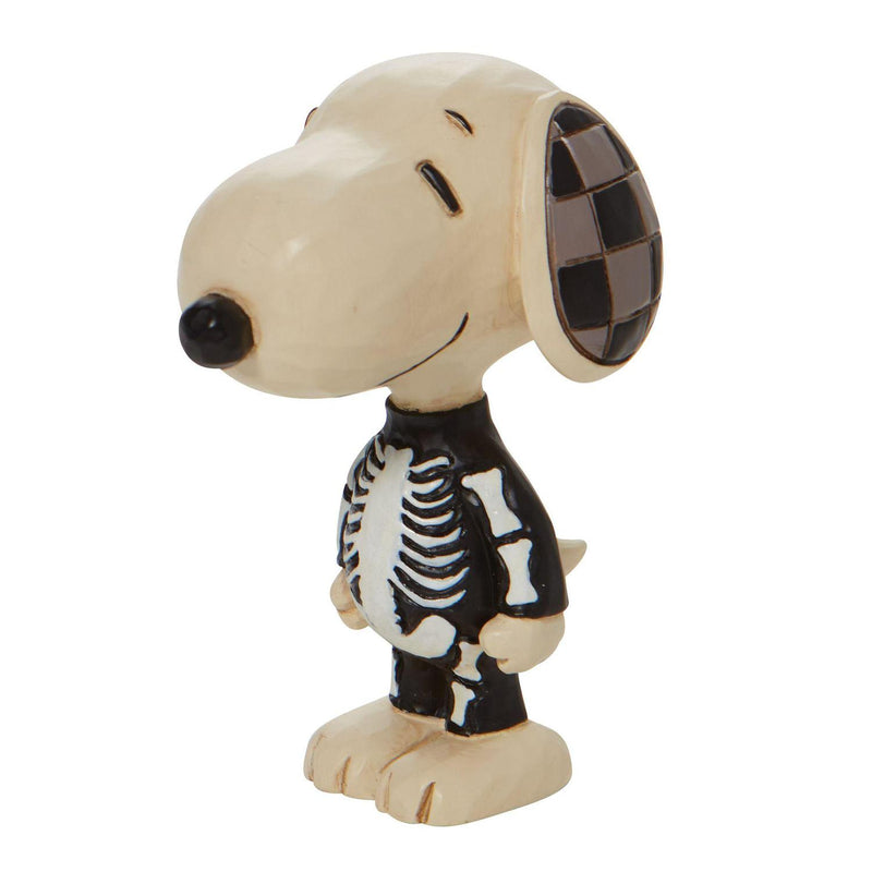 Jim Shore Peanuts Snoopy Skeleton Mini Figurine