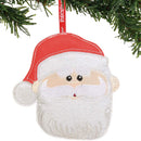 Rudolph the Red Nosed Reindeer Santa 7.5" Felt Ornament