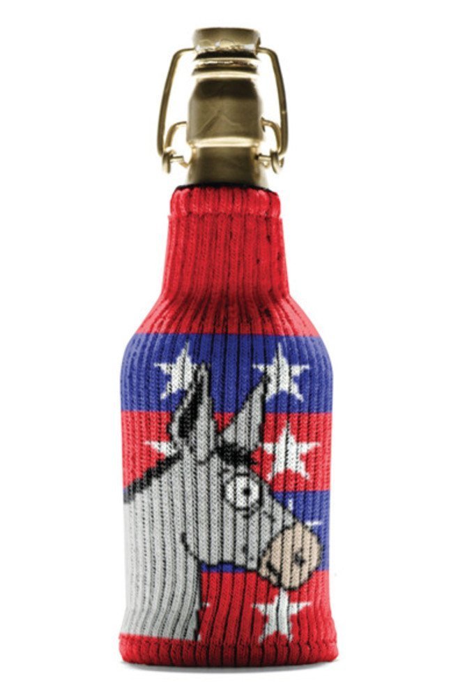 Democratic Donkey Show! Sweater Bottle Cooler Insulator