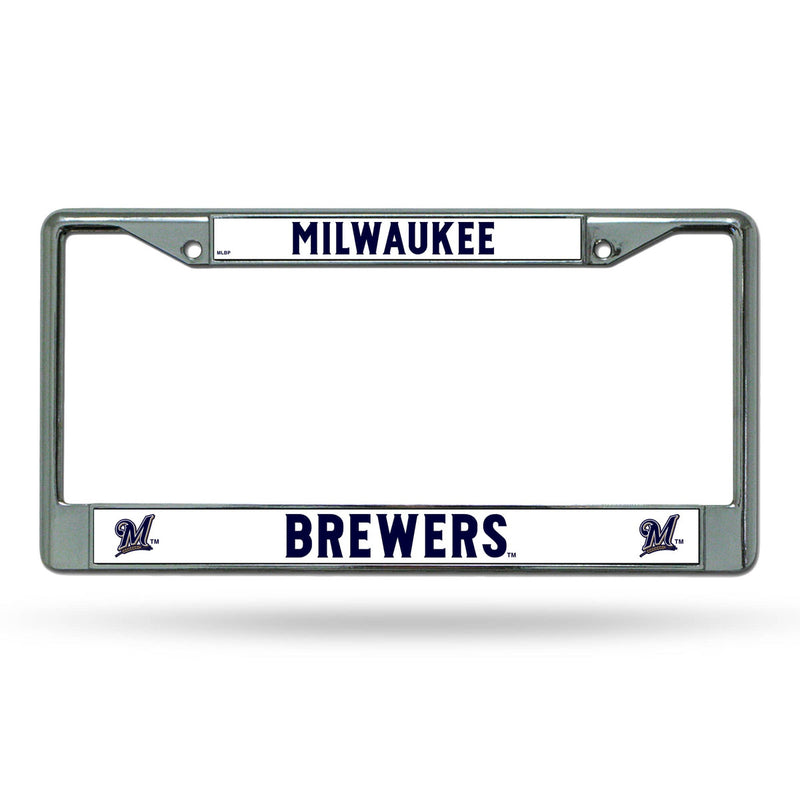 Milwaukee Brewers Chrome License Plate Frame