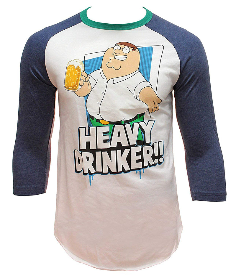Family Guy Heavy Drinker Raglan Tee
