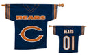 Chicago Bears 2-Sided Jersey House Vertical Flag