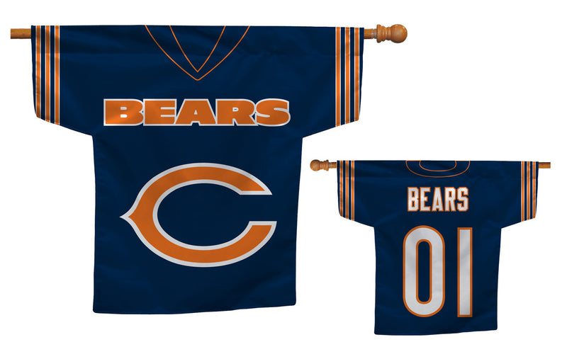 Chicago Bears NFL 2-Sided Jersey House Vertical Flag
