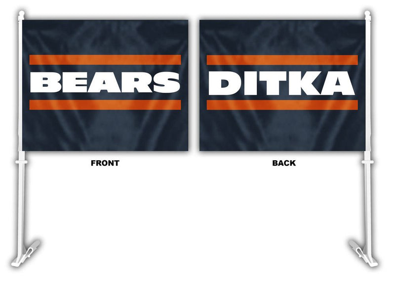 Mike Ditka Limited Edition Commemorative Car Flag