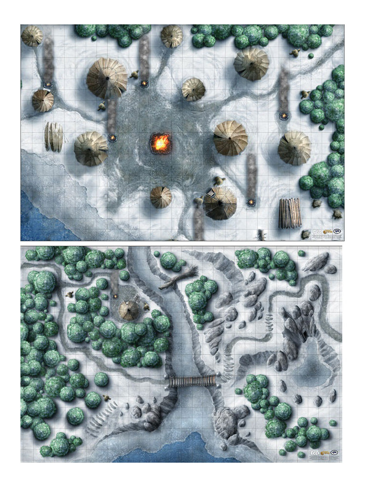 Dungeons and Dragons RPG: Icewind Dale Encounter Map Set