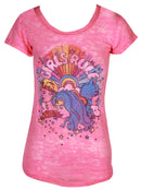 DC Comics Girls Rule Burnout Juniors Girly T-Shirt by Junk Food