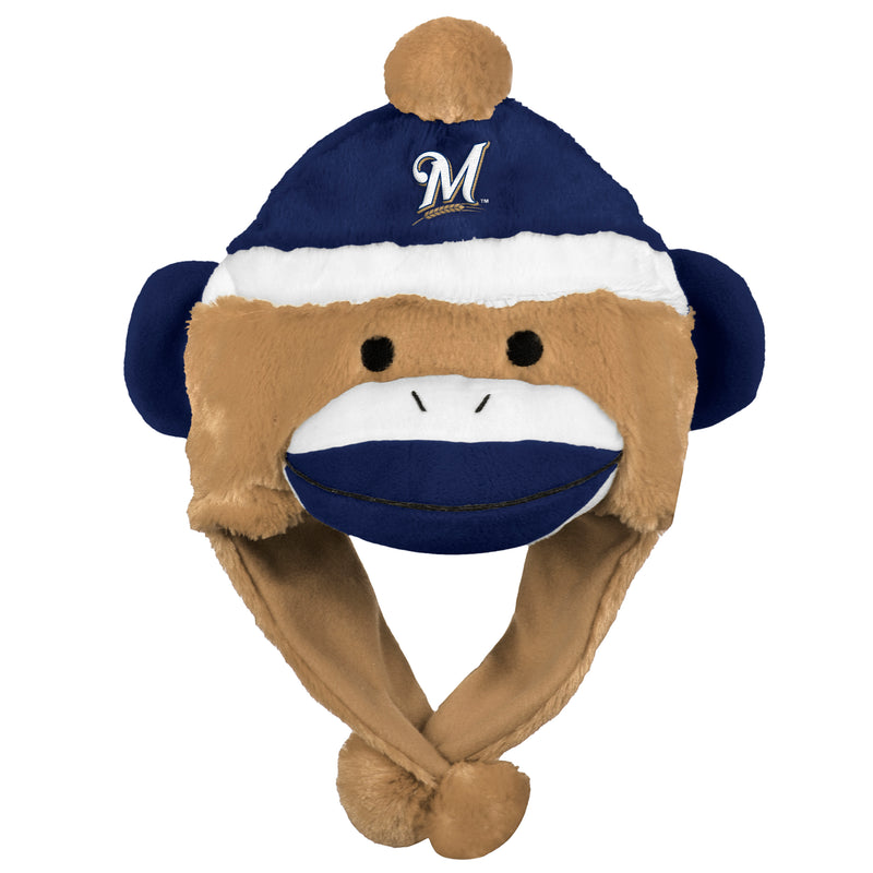 Milwaukee Brewers Sock Monkey Plush Cap