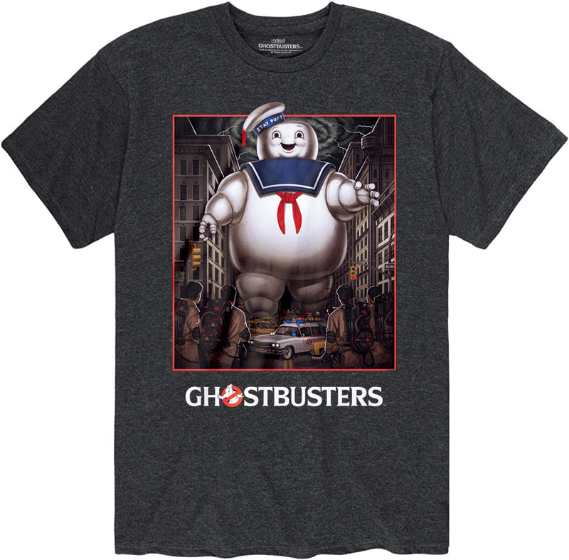Ghostbusters Stay Puft Shirt, Charcoal Grey